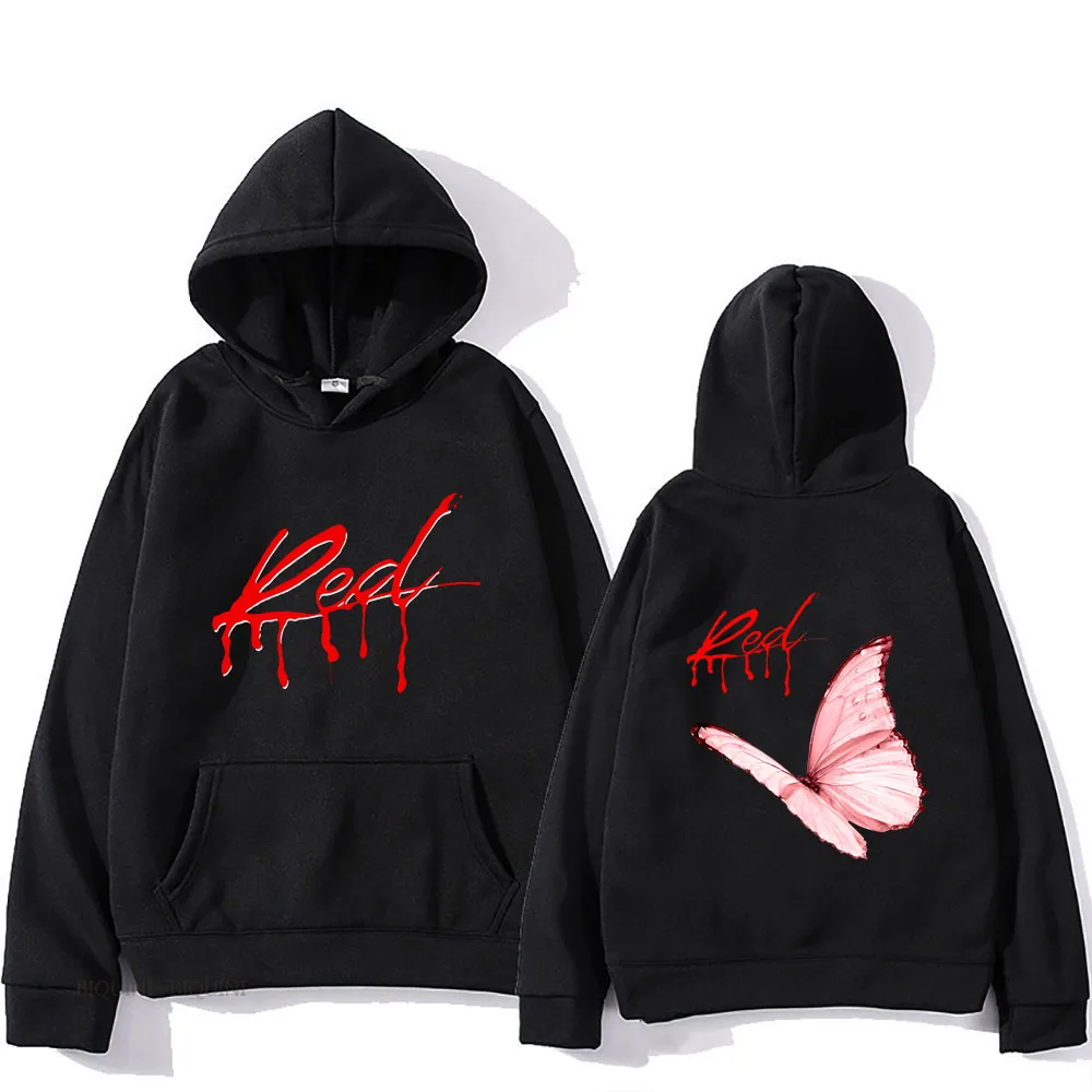 

Playboi Carti Music Album Whole Lotta Red Print Hoodies 90s Vintage Rapper Hip Hop Hooded Sweatshirts Casual Pullover Unisex Top