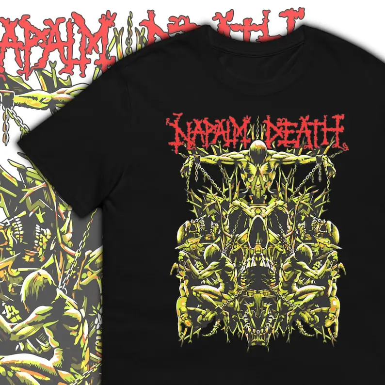 

Napalm Death Premium T-Shirt | Grindcore T-shirt | Death Metal T-shirt