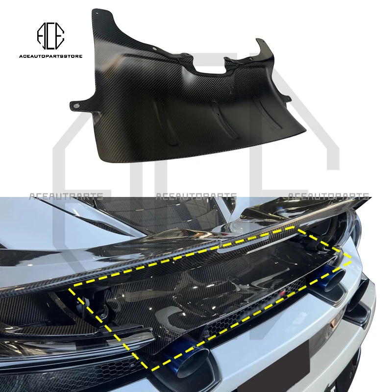 

For Mclaren 720s Exhaust Cover Plate Dry Carbon Fiber Auto Replacement Parts Exterior Cover Trims Body Kit Free Shipping