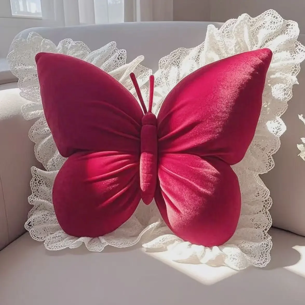Princess Butterfly Decorative Cushion Pillow 12