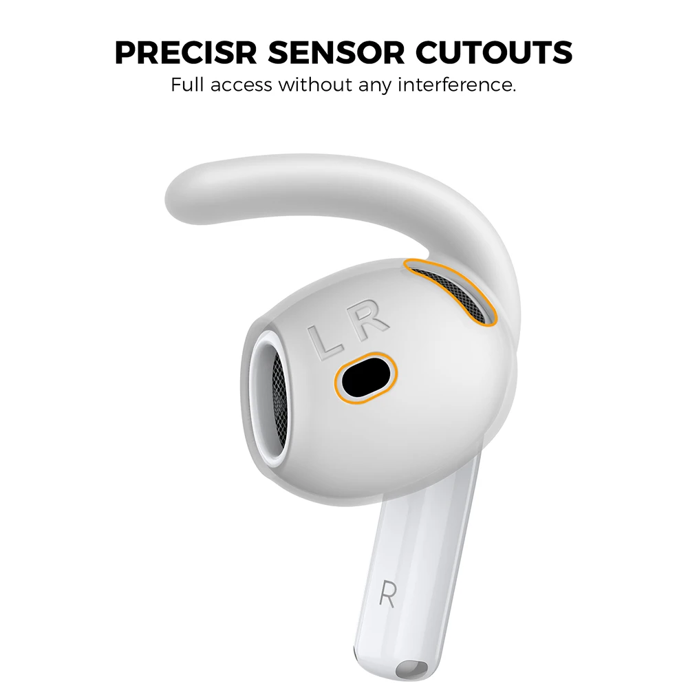 6Pcs Airpods 4 True Wireless Airpods4 2024 TWS headphones Ear Buds Plugs Tips Silicone Sleeves