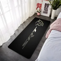 SRT D-Dodge Challenger Car Room Mats Kitchen Carpet Balcony Rugs Bath Mat Doormat Entrance Door Super Absorbent Bathroom Rug 1