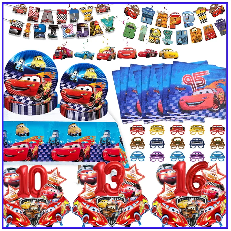 Pack De 8 Platos De Cartón Cars Disney 23 Cm - TIENDA ONLINE KMON