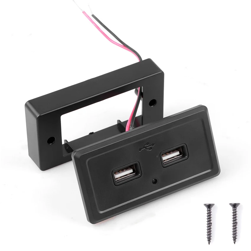 

Автомобильное зарядное устройство с двумя USB-портами, 12 В/24 В, 3,1 А