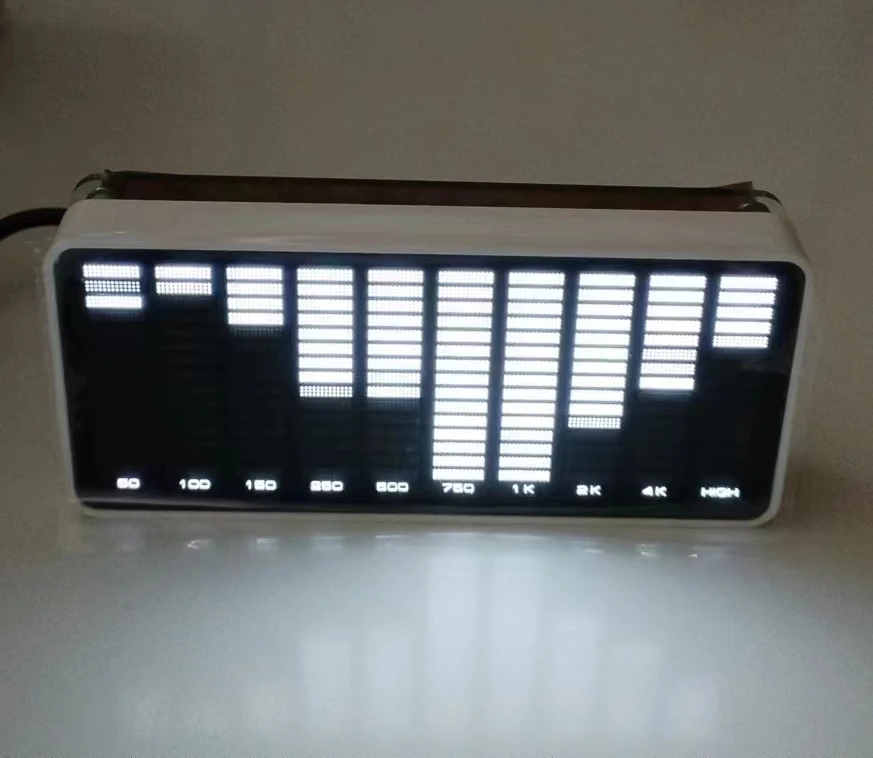LINK1 AK1016 LED indicator Audio Music spectrum VU Meter Stereo Amplifier Board Adjustable light Speed audio spectrum indicator