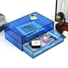Color Acrylic Drawer Pen Case Office A4 Paper Finishing Desktop Cosmetics Dustproof Transparent Storage Drawer Box 1