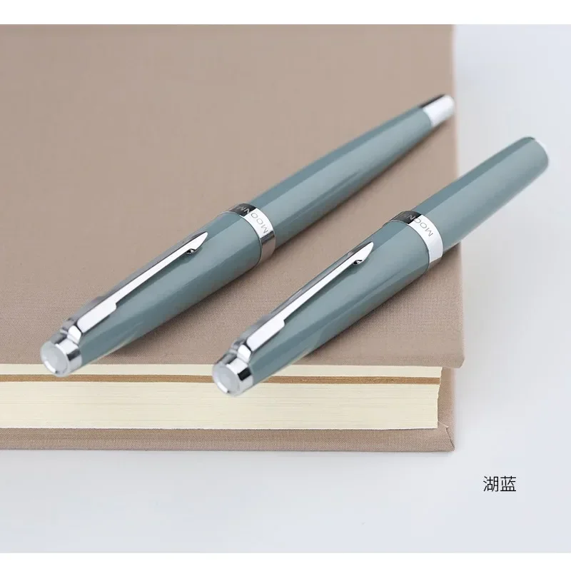 MAJOHN 80s Pen Short Half Pointed Pocket Hand Ledger Pen for Third Grade Students Adult Literacy Practice Pens for Writing 6