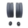 1 Pair Rubber Tires with Wheel Hub for 1/14 Tamiya RC Truck Trailer Tipper Scania R470 Actros Volvo FH16 MAN TGX Accessories 3