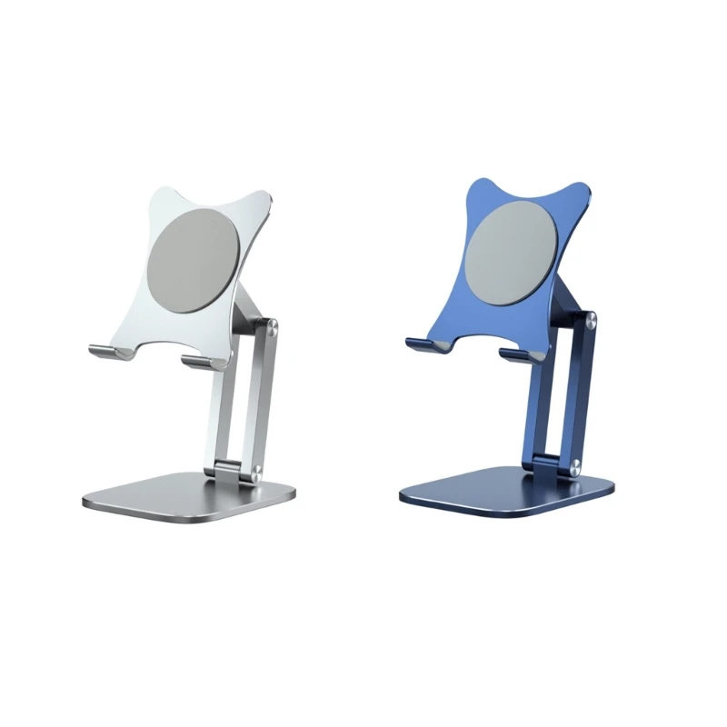 

Portable Phone Holder Phone Desktop Aluminum Alloy Holder with Pads New Dropship