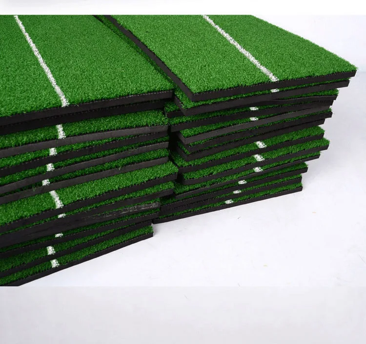 Enhanced Golf Practice Hitting Mat with Swing Alignment 30x60cm