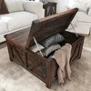 Farmhouse Lift Top Coffee Table with Storage,Wood Square Center Table with Charging Station&USB Ports, Living Room Central Table 6
