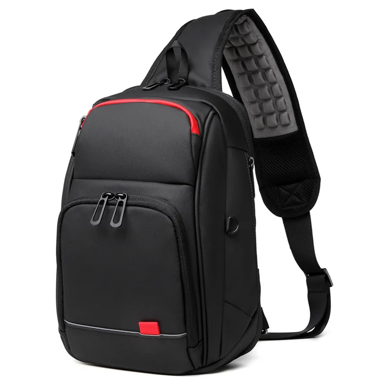 

Men's Chest Bag Business Shoulder Bag Large Capacity Oblique Backpack Crossbody Bag Breathable Anti splashing Leisure Sports Bag