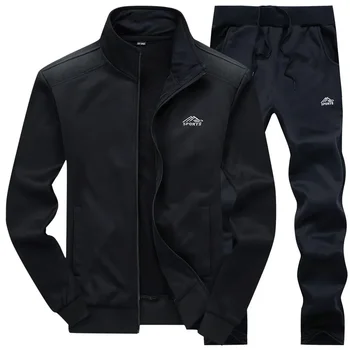 Men’s Fleece Tracksuit – Sport Jacket & Pants Set 1