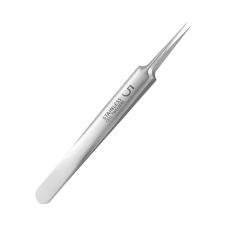 German Ultra-fine No. 5 Cell Pimples Blackhead Clip Tweezers Beauty Salon Special Scraping & Closing Artifact Acne Needle Tool precision tweezers tweezer tool pimples blackhead tweezers blackhead clip tweezers