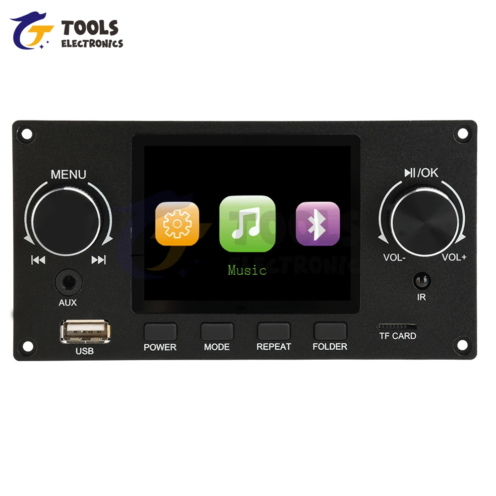 Audio Decoding Board 2.8 Inch TFT Color Screen Lossless Support I2S Digital Audio Output Player TF USB Call
