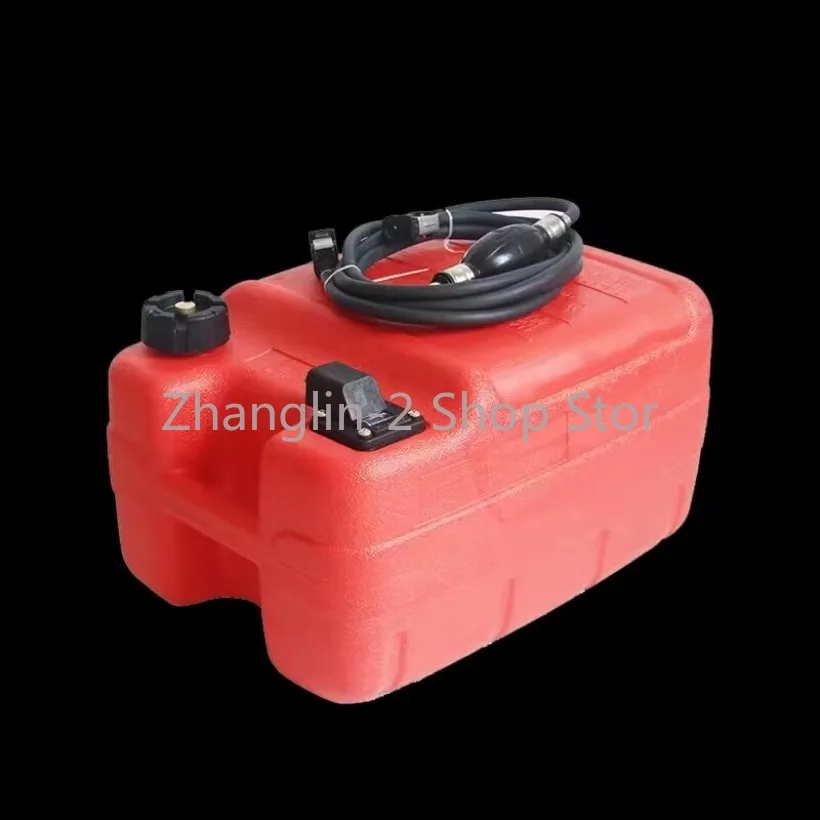 12L 24L Boat Yacht Engine Marine Outboard Fuel Tank Oil Box Container Portable Red Plastic Anti static For Yum Yamaha