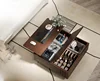 Lift Top Mid Century Modern Square ,Walnut Wood ,Multi-Functional Coffee Table with Storage for Living Room 1