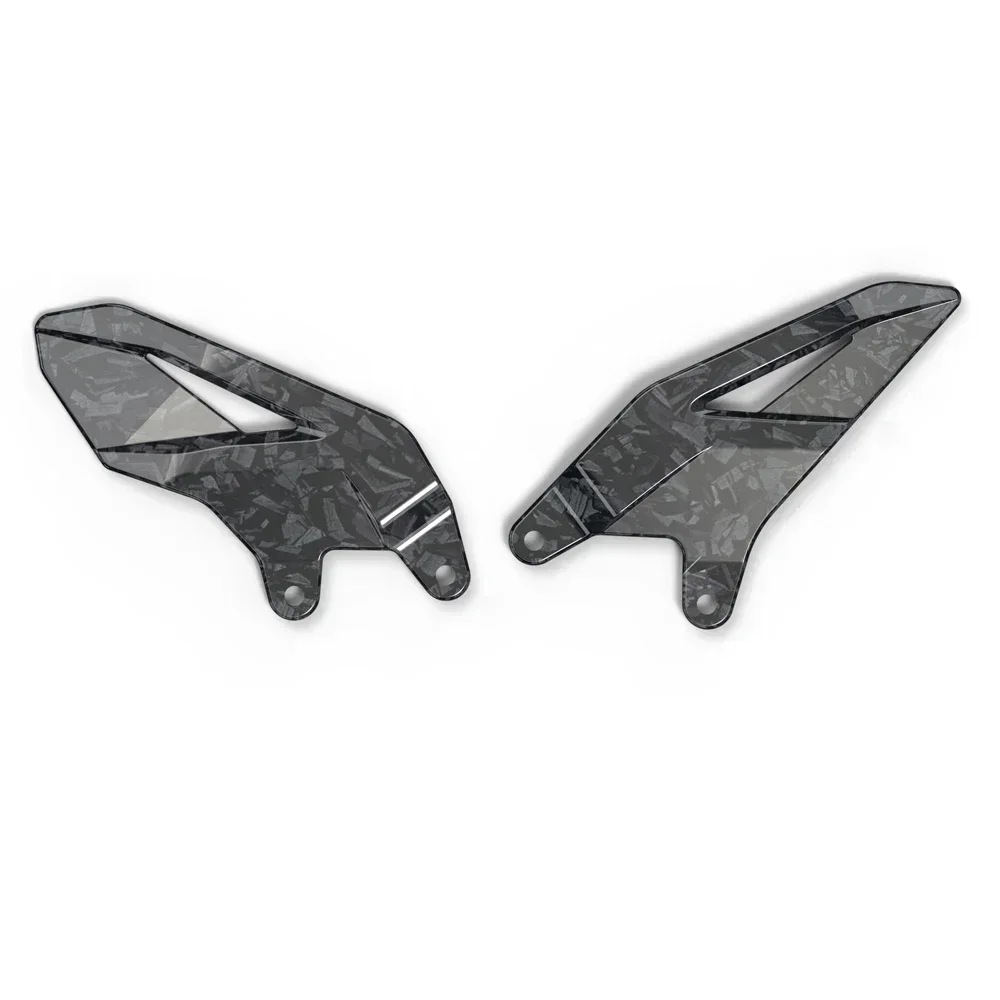For Yamaha R7-Motorcycle Foot Pedal Heel Guard Plates Decoration Carbon-look