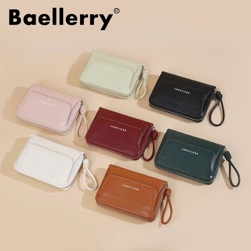 New Ladies Japanese Style Short Wallet Minimalist PU Coin Purse Ins Fashion