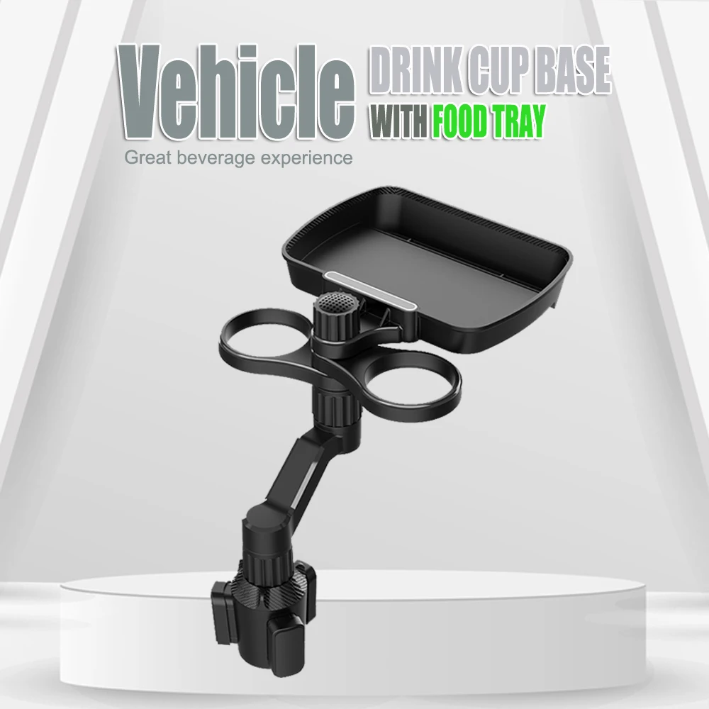 Supporto Auto Per Telefono E Bevande – Multifunzione Regolabile, Rotazione 360°, Adatto A Tablet 4,7-12,9” – 4 Colori Disponibili