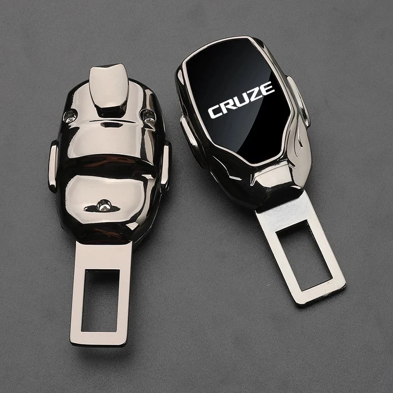 1 pcs Metal Car Seat Belt Clip Extension Plug Seatbelt Extender Accessories for Chevrolet CRUZE car interior accessories,car seat belt pads
