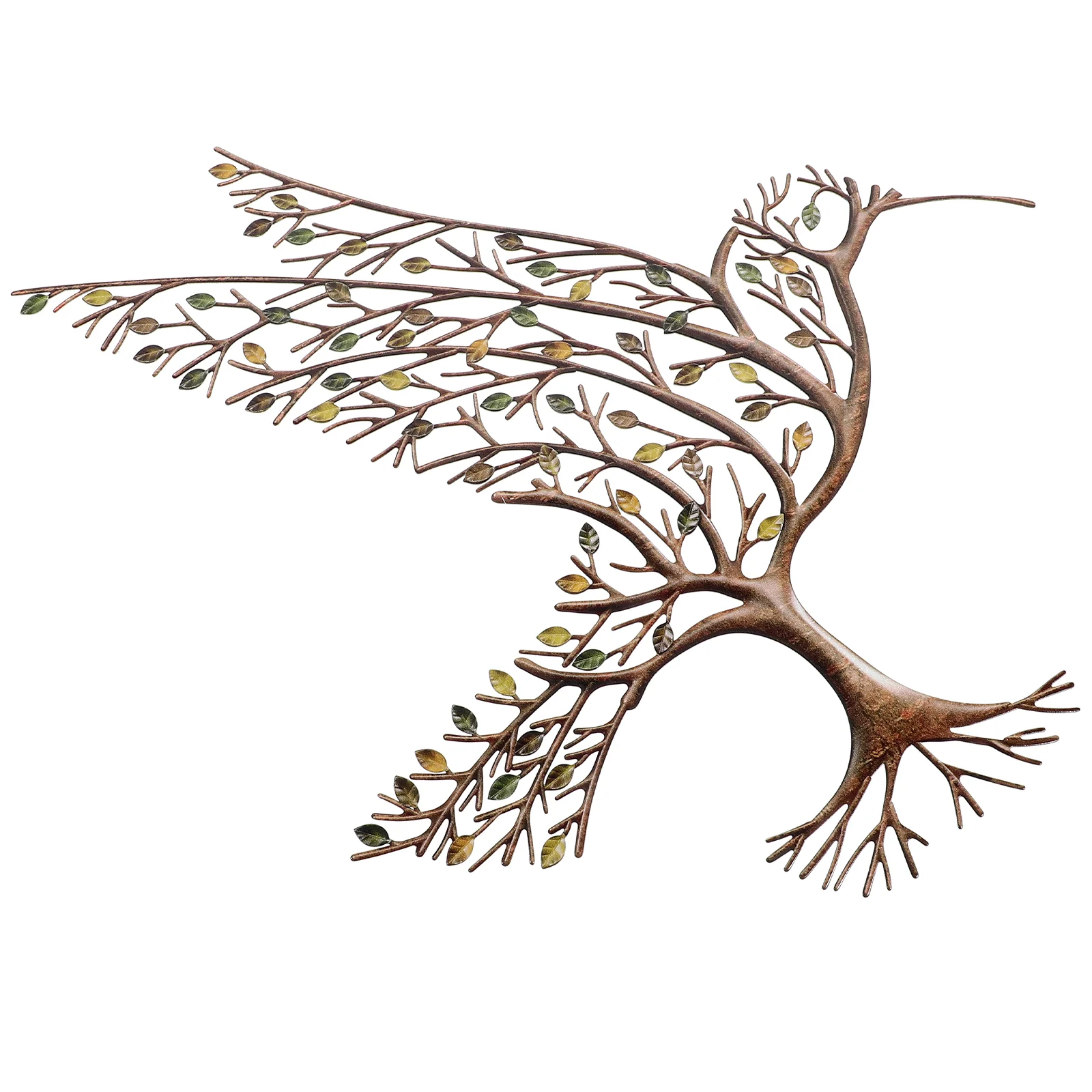 Wall Pendant Hummingbird Decoration Iron Wall Hanging Craft Ornament Decor