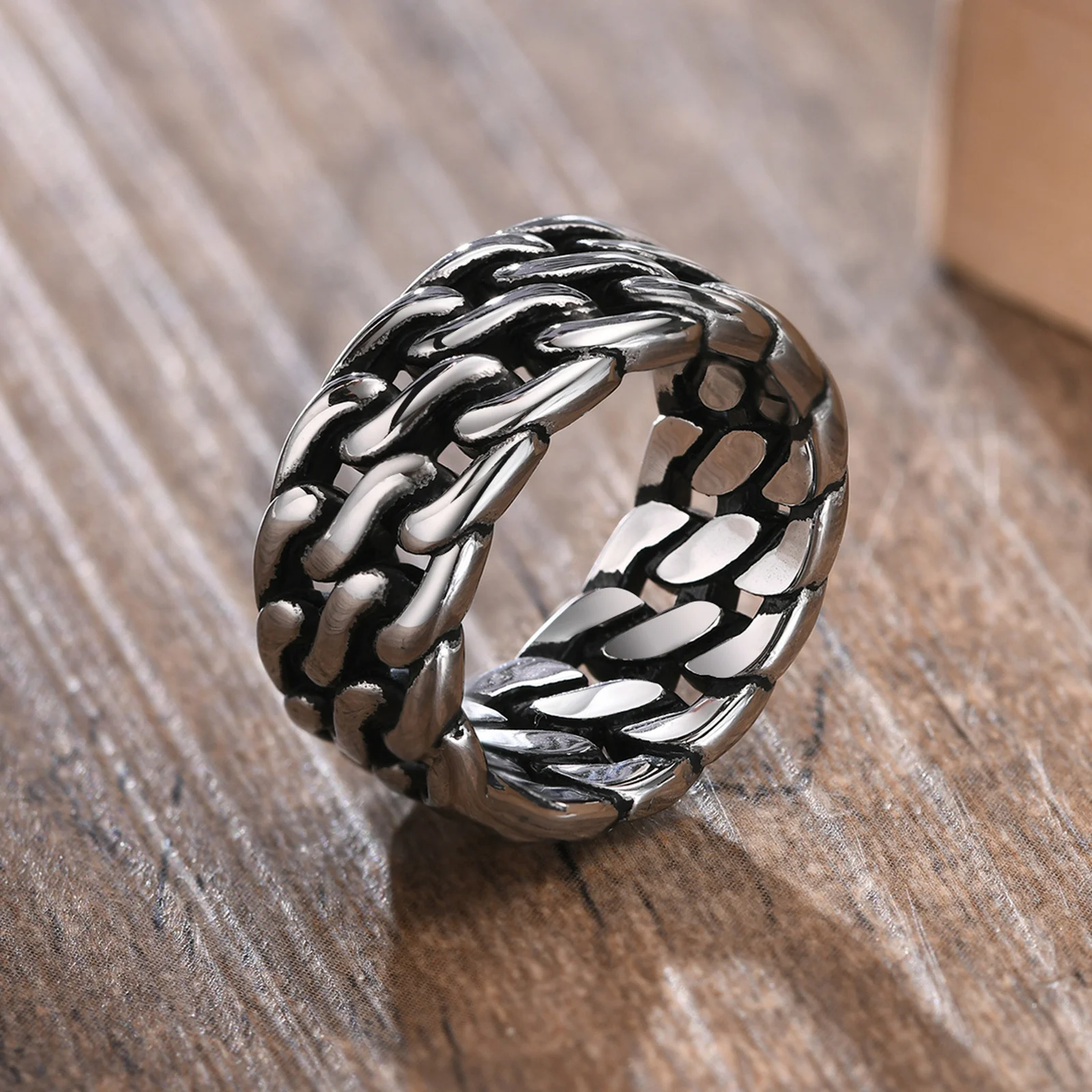 Retro Stainless Steel Rings | Stainless Steel Finger Band