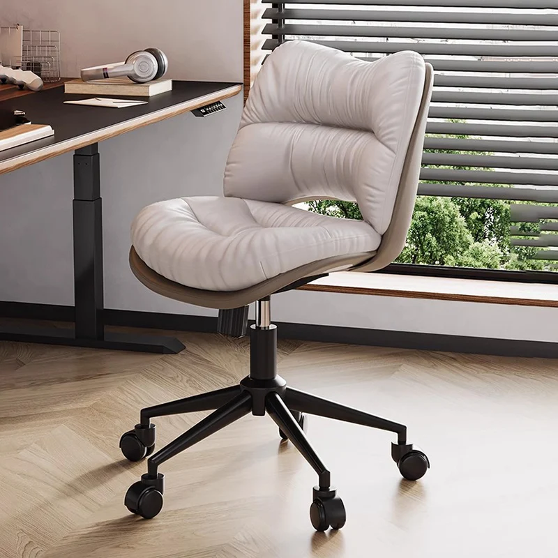 Originality Retro Style Office Chair Brown Nordic Unique Ergonomic Chair Comfort Sponge Chaise De Bureaux Home Furniture