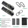 1.5m Easy & Fast Installation Tree Swing Hanging Kit Swing Straps Tree Protectors with Safer Lock Carabiners Swivel To Choose 2