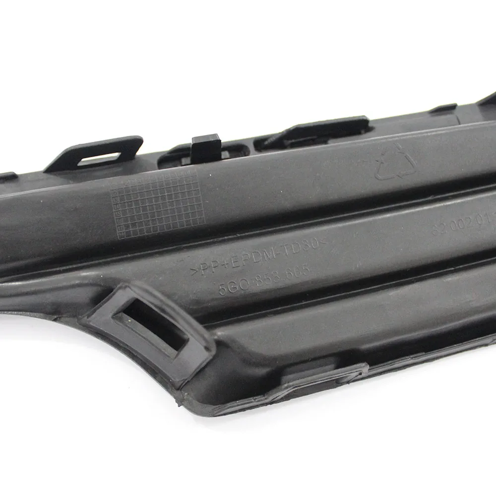 VW Golf MK7 2013 2014 2015 Left Right Front Bumper Fog Light Frame Cover Grille 5G0853665 5G0853666