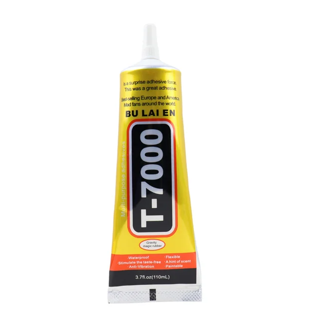 2Db 15 Ml 50 110 Bulaien T7000 Fekete Kontakt Mobiltelefon Javítás Diy Drill Matrica Univerzális Erős Ragasztó - Image 3