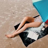 B-Bat-mans Microfiber Beach Towel Absorbent Quick dry Soft Yoga Swimming Resort Mountain Climbing Towel 2