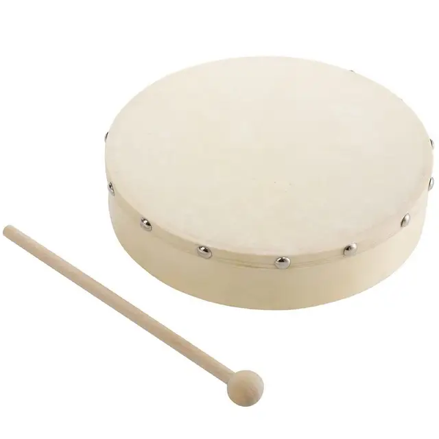 16/12 Inch Ocean Drum Wooden Handheld Sea Wave Drum Percussion Instrument  Gentle Sea Sound Musical Toy Gift For Kids - Drum - AliExpress