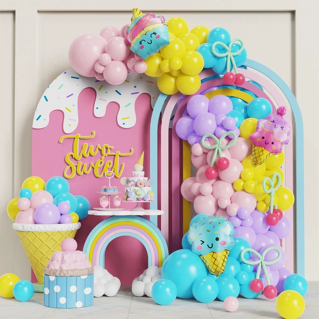 Pastel Ice Cream Balloon Garland Kit 6