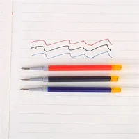 23pcs Retractable Ballpoint Pen Large Capacity 0.5mm Ballpoint Pen Black/Red/Blue Replaceable Refill Stationery School Supplies 6
