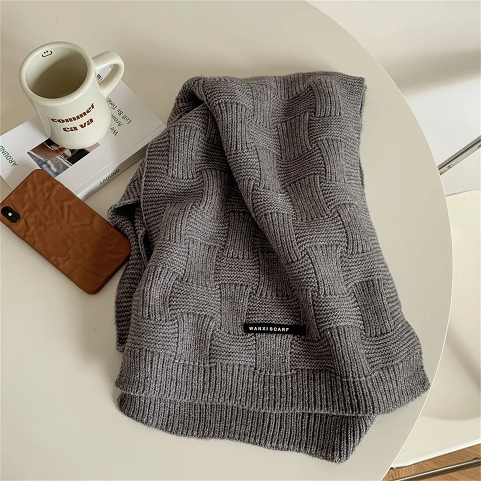 Poncho Mujer CLELLA Cachemira Bufanda De Mujer Mujer Invierno Bufandas Soft And Breathable Skin Friendly Cálido Bufandas Y Chales Casual Pañuelos Suave Grandes Bufanda (Azul Chal Invierno Mujer
