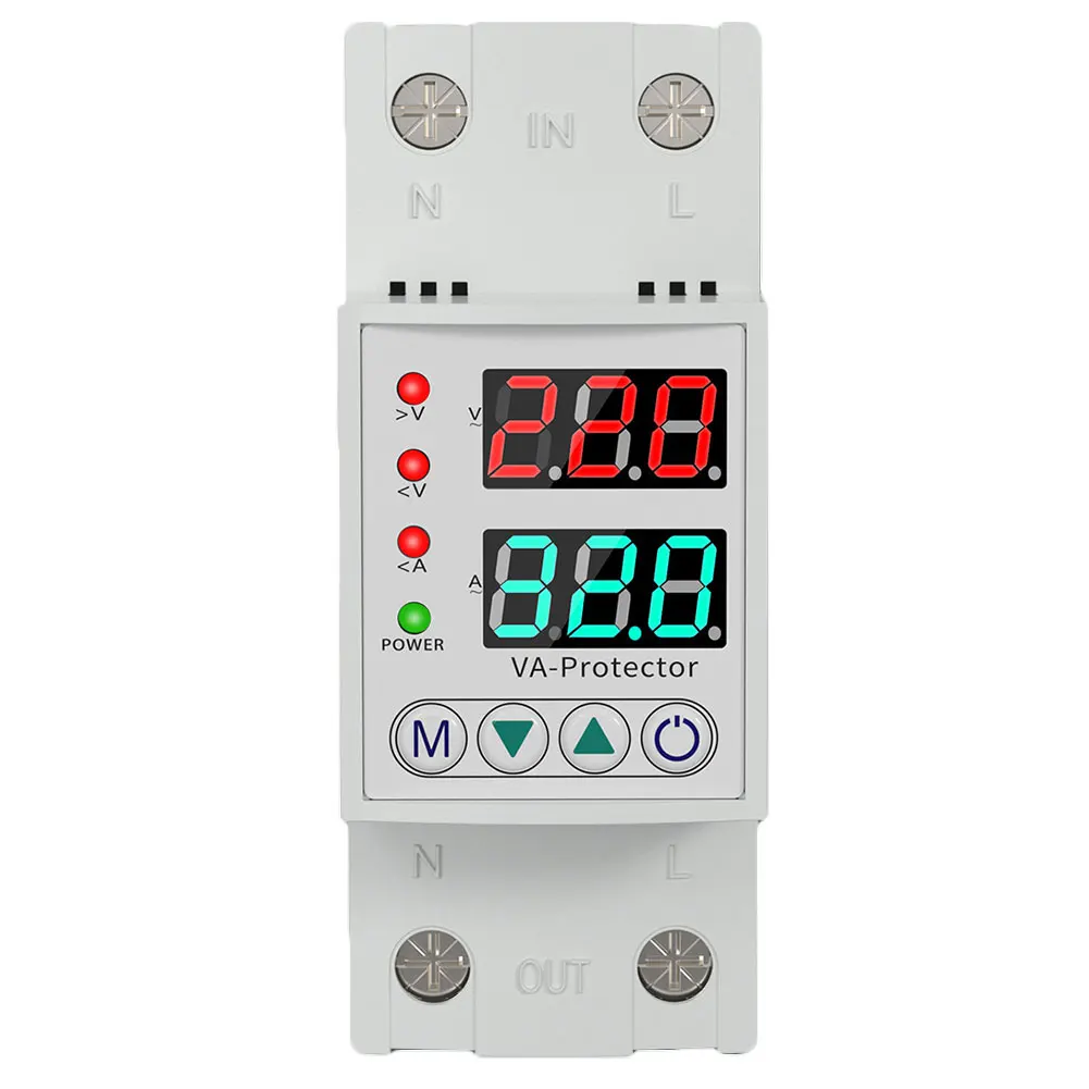 Digital Display Relay Over Under Voltage Protective Device 220V