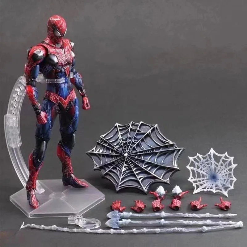 Play Arts Marvel Spider-Man figura de acción de PVC de alta