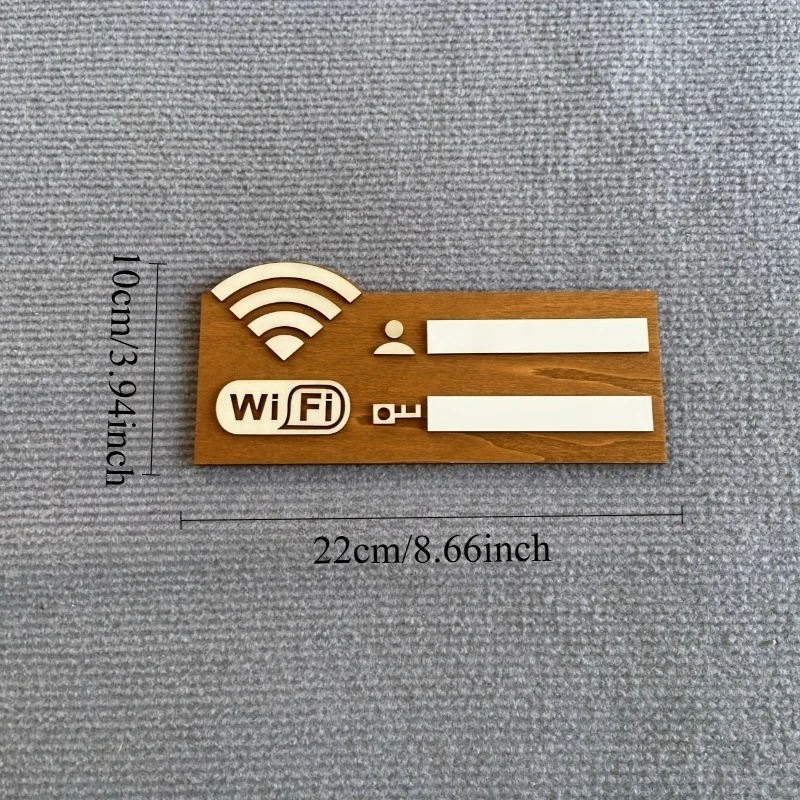 1pc Wall-Mounted Home Wireless Network Password Display, Multi-Purpose Decorative Home Accessory for Indoor & Outdoor Use