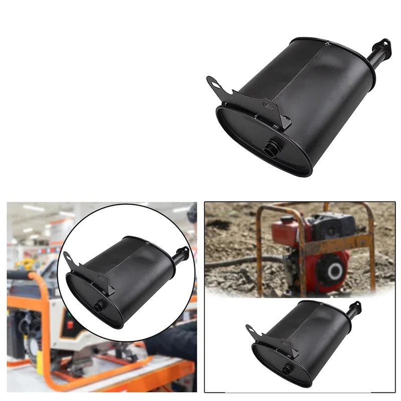 발전기용 AT14 업그레이드 메탈 배기 머플러 5-8Kw 예비 부품 액세서리 소음기 파이프 부품 무소음 도구