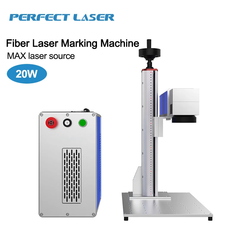 

20W Raycus/ Max/ IPG/JPT Fiber Laser Marking Engraving Machine Laser Etcher Precision Laser Engraving For Metal plastic Marble