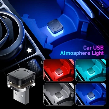 Universal USB LED Car Ambient Atmosphere Light 1