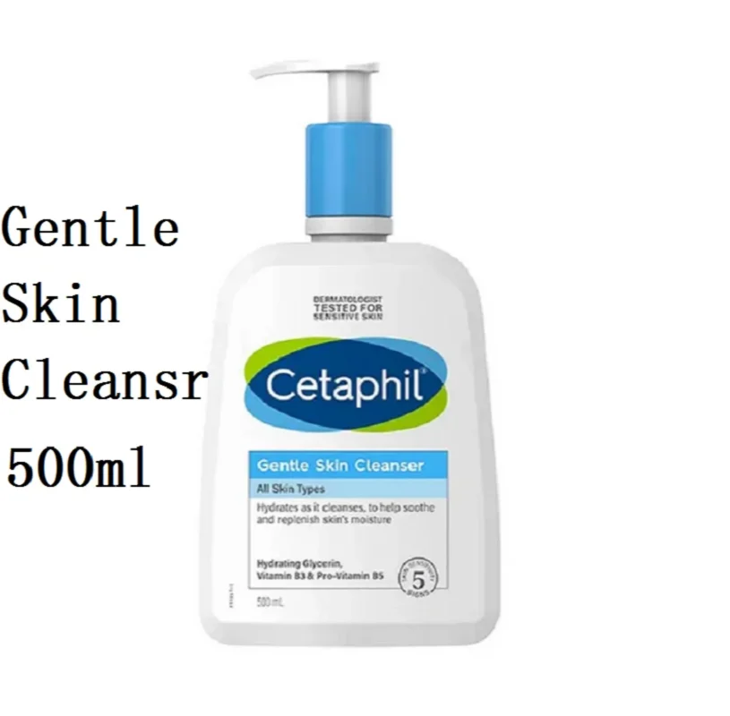 

Cetaphil Gentle Skin Cleanser for Sensitive Skin 500ml Mild Damage Repair Hydrating Moisturising Acne Treatment