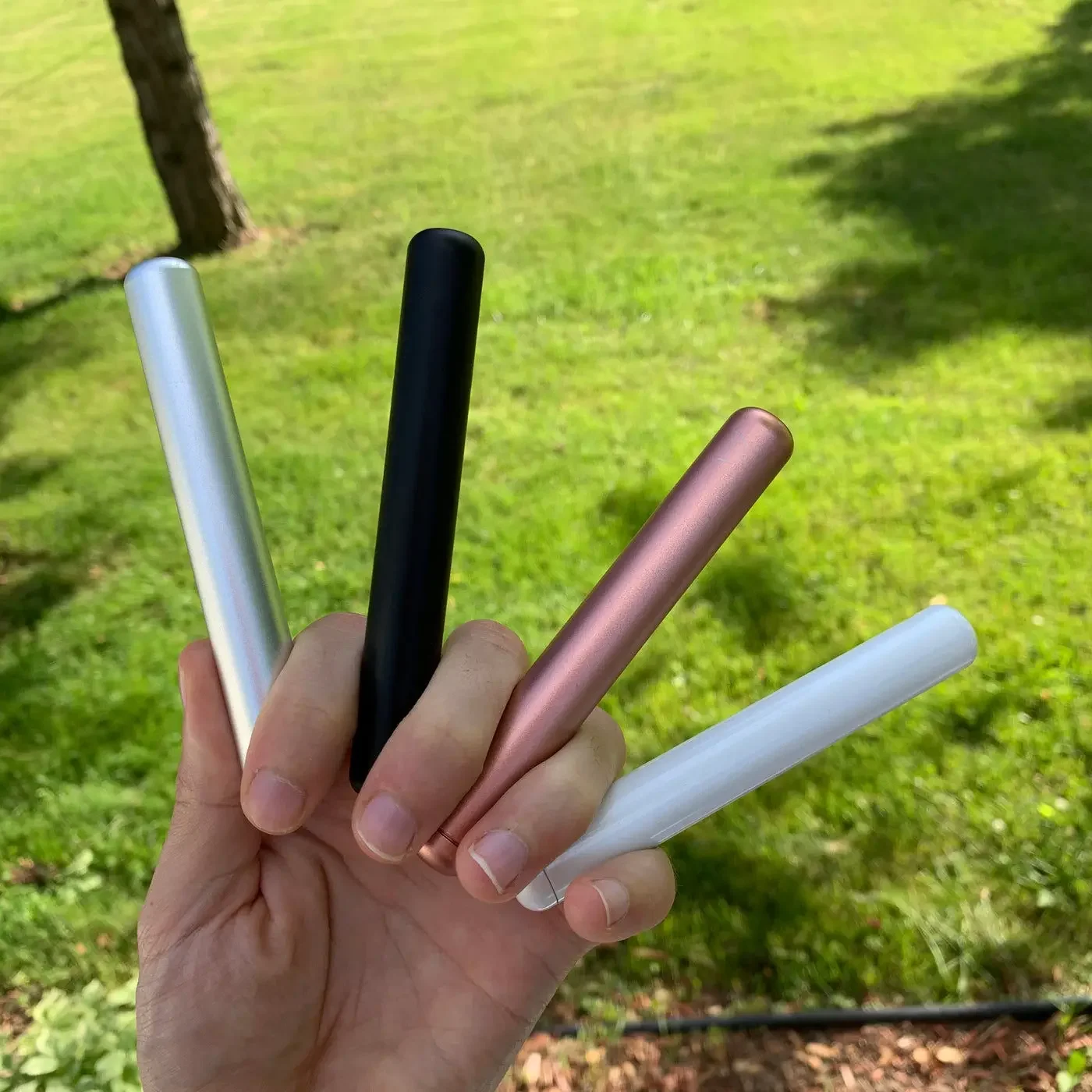 Compact Airtight Aluminum Tube - 4.5-Inch Lightweight Design
