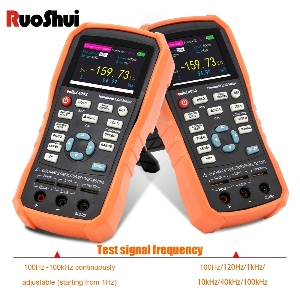 Handheld LCR Meter Digital Bridge Capacitance Inductance Resistance Multimeter Tester ESR Calibration With USB Super Capacitor 5