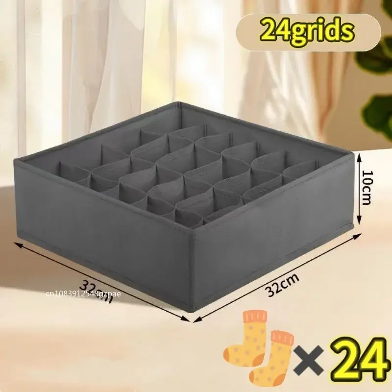 Underwear Organizers Of Cabinets And Drawers Wardrobe Clothes Bra Organizer For Underwear Socks Pants Home Foldable Storage Box - Image 8