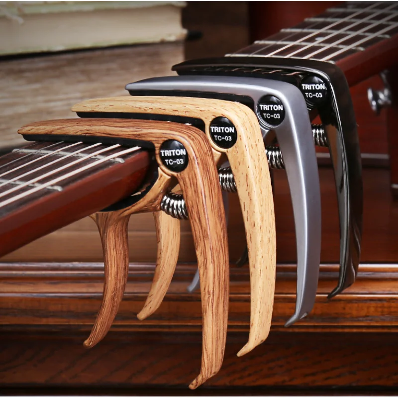 1 pz in lega di zinco metallo nuovo Capo per chitarra cambio rapido morsetto chiave acustica classica chitarra Capo per la regolazione del tono