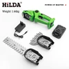 HILDA 21V Electric Cordless Hedge Trimmer Adjustable Angle Shrub Trimmer Handheld Grass Blade Hedge Machine Garden Tools 2