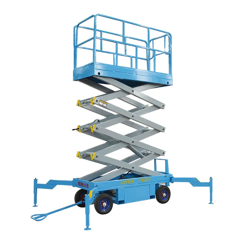 

Qiyun brand 12m Mobile Hydraulic Electric Lift table Truck Mounted Scissor Lift Table for Maintenance