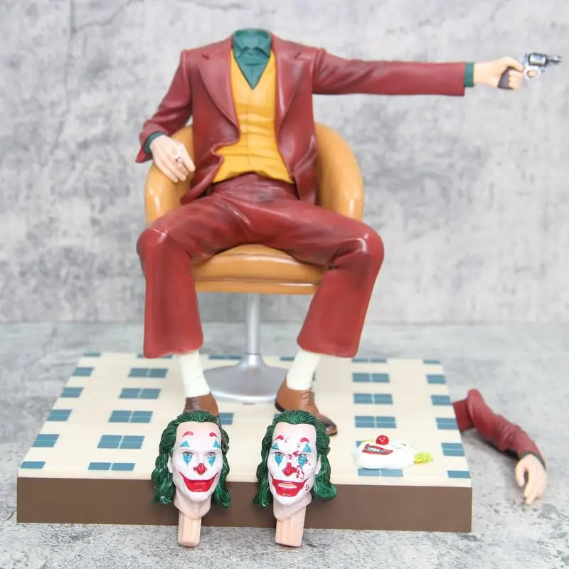 28cm Joker Anime Figures Gk Gotham City Joaquin Red Arthur Double
